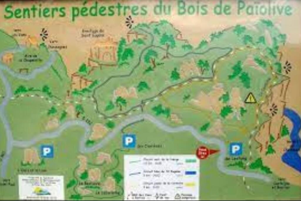 Vila La O'Liso Gorges De L'Ardeche Salavas Exteriér fotografie